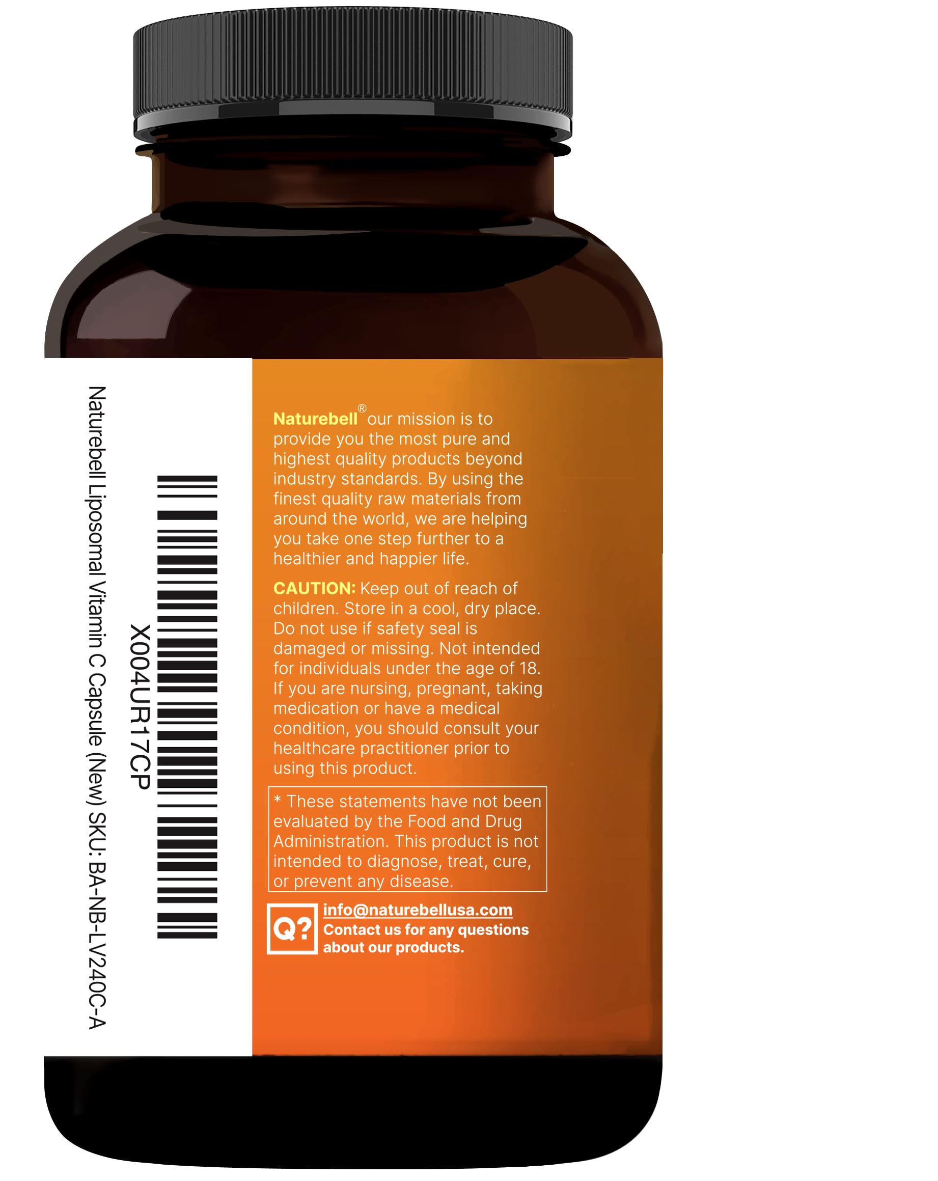 NatureBell Vitamine C liposomale: qualité traçable et formulation fiable.