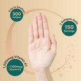 Emballage NatureBell Vitamin K Complex, présentation claire et informative.