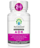 NatureGenX ADK, capsules pour prise quotidienne, pratique pour une routine nutritionnelle équilibrée.