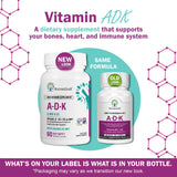 NatureGenX ADK, composition A-D3-K2 favorisant l’absorption du calcium.