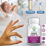 NatureGenX ADK10 : capsules végétales sans gélatine et sans OGM.