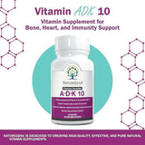 NatureGenX ADK10 : capsules végétales faciles à avaler pour votre routine quotidienne.