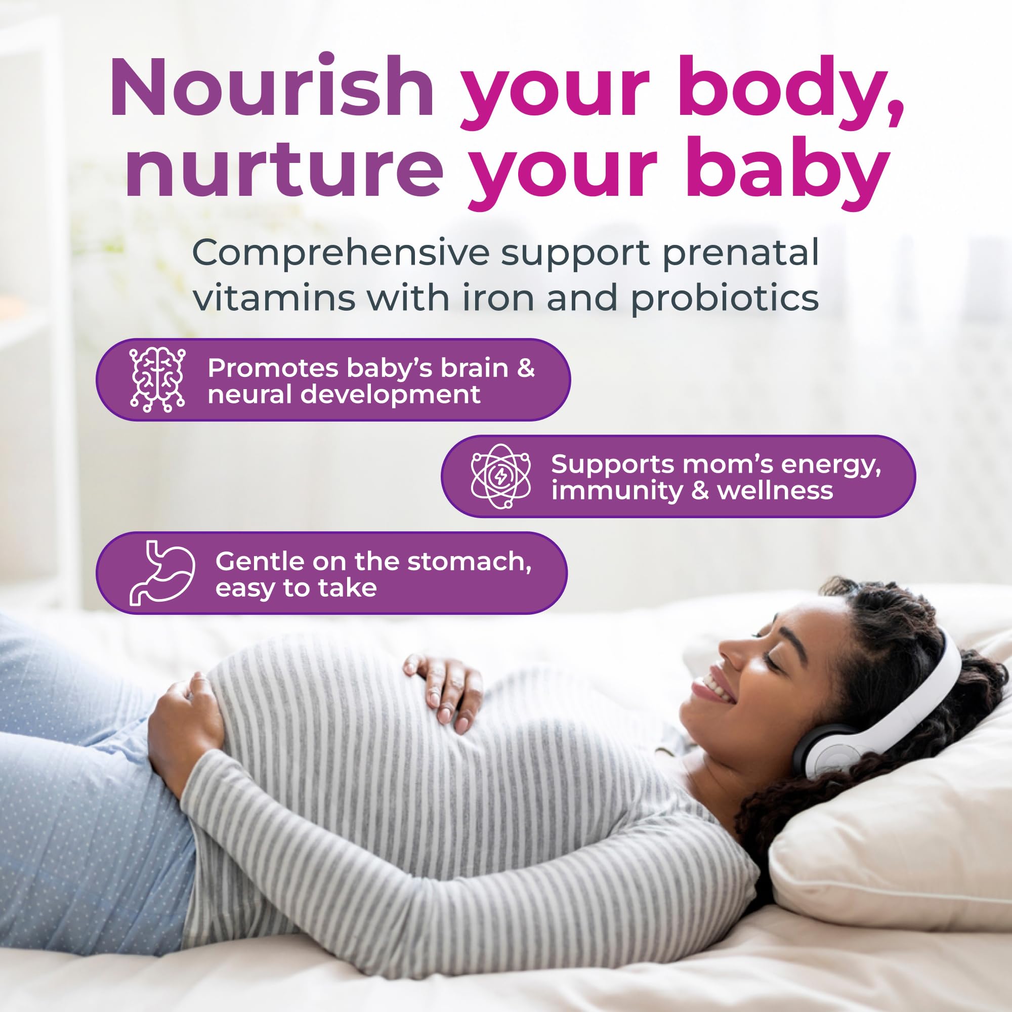 NatureGenX Methyl Prenatal – gingembre, aide potentielle aux nausées matinales