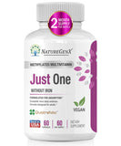 NatureGenX multivitamine méthylée: bouteille vue de face, soutien nutritionnel quotidien