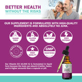 NatureGenX Vitamine D Drops : flacon, absorption rapide et efficace.
