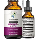 NatureGenX Vitamine D Drops : utilisation quotidienne pratique pour adultes.