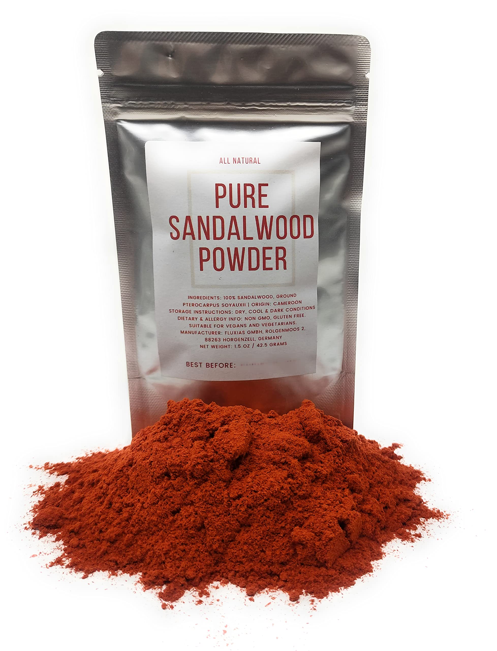 Naturegrail poudre santal rouge pour cuisine – arôme doux et colorant naturel