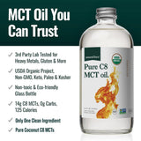 Certifications bio et non-OGM de Naturel Force MCT C8.