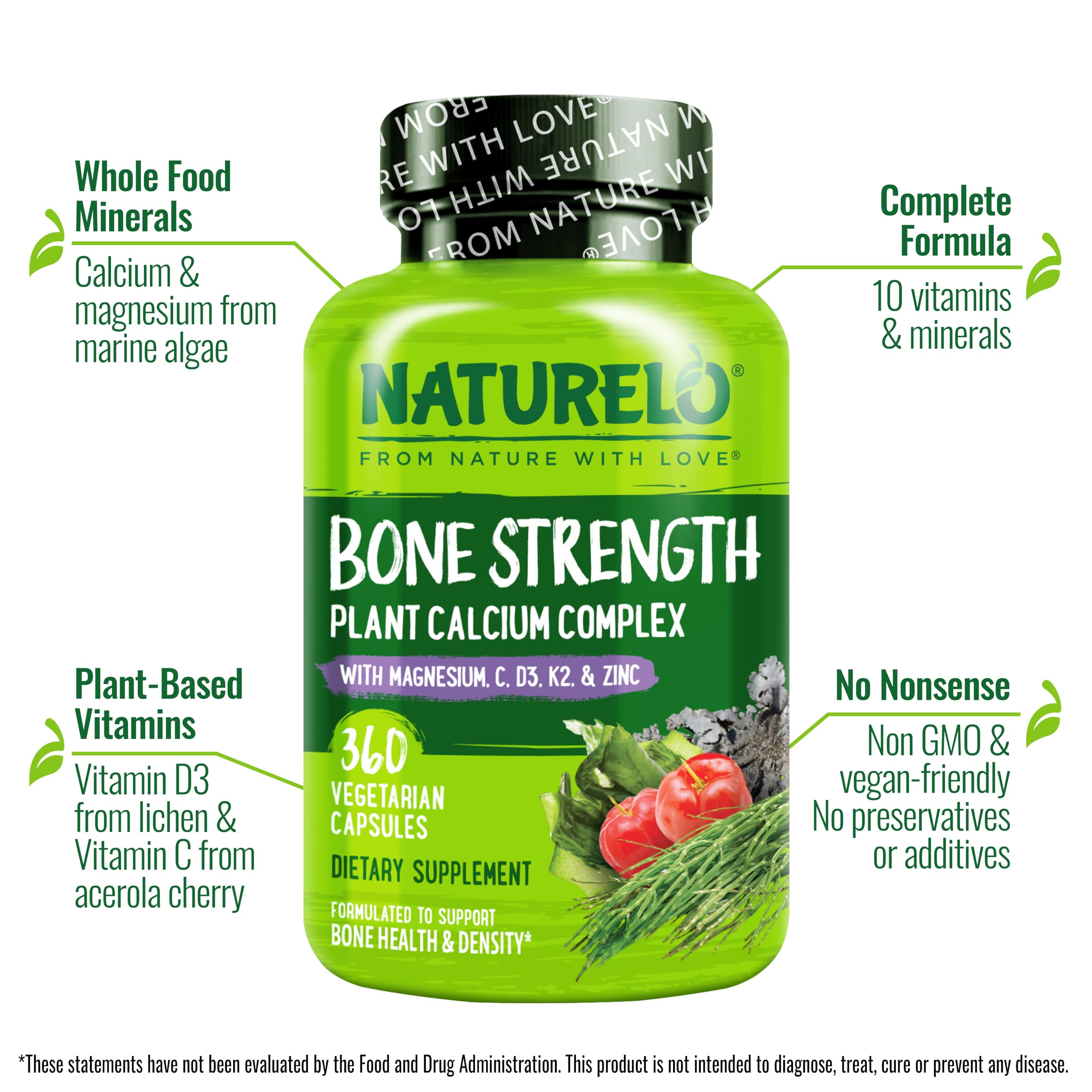 NATURELO absorption-calcium-d3-k2, meilleure utilisation du calcium.