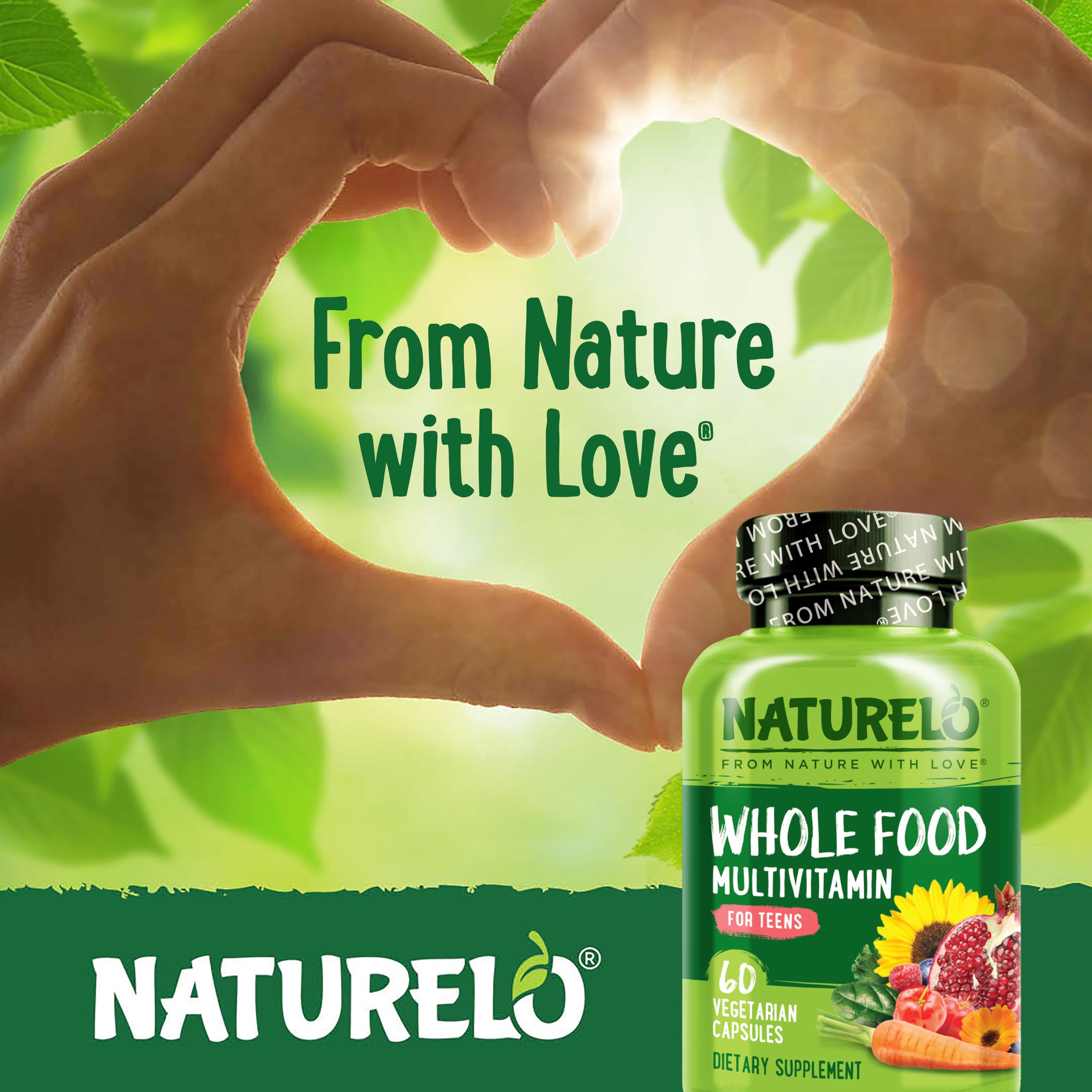 NATURELO Ado Multivitamines calcium et magnésium issus d’algues marines.