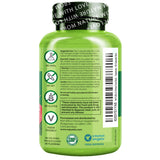 NATURELO Ado Multivitamines étiquette sans OGM et vegan.