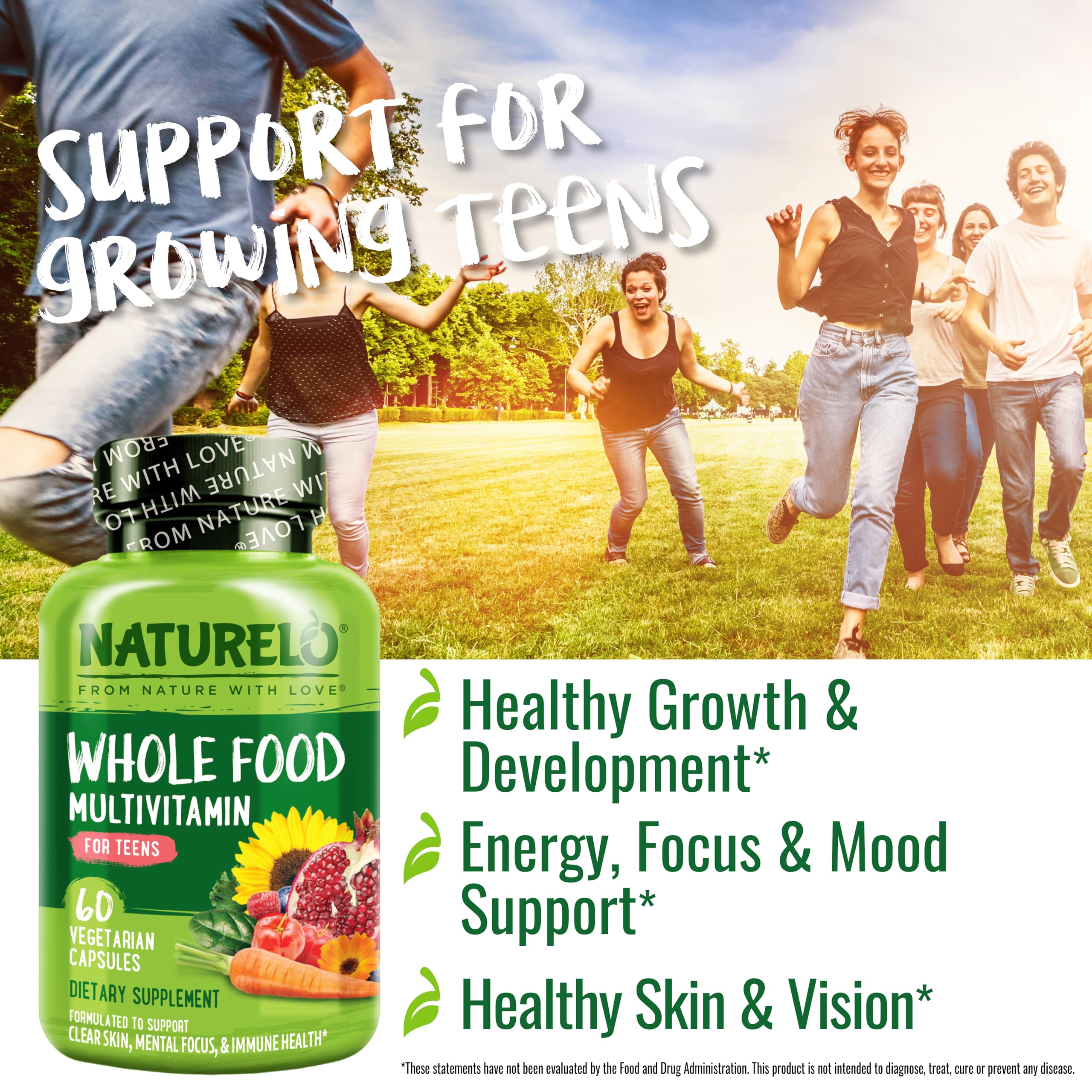 NATURELO Ado Multivitamines vitamine E issue de tournesol.
