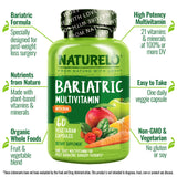 Naturelo Bariatric : ingrédients végétaux visibles assurant une nutrition naturelle.