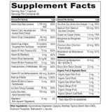 Étiquette Naturelo Bariatric : informations claires sur les vitamines et minéraux.