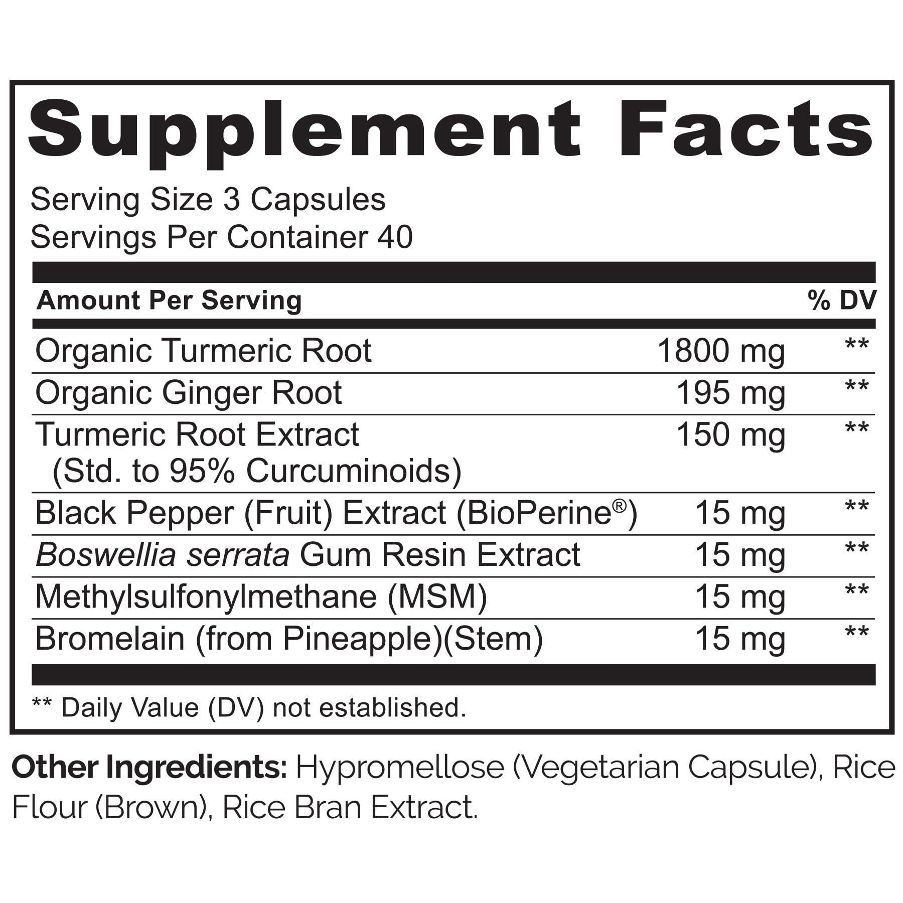 Naturelo Boswellia aide à soutenir les articulations et une réponse inflammatoire normale.