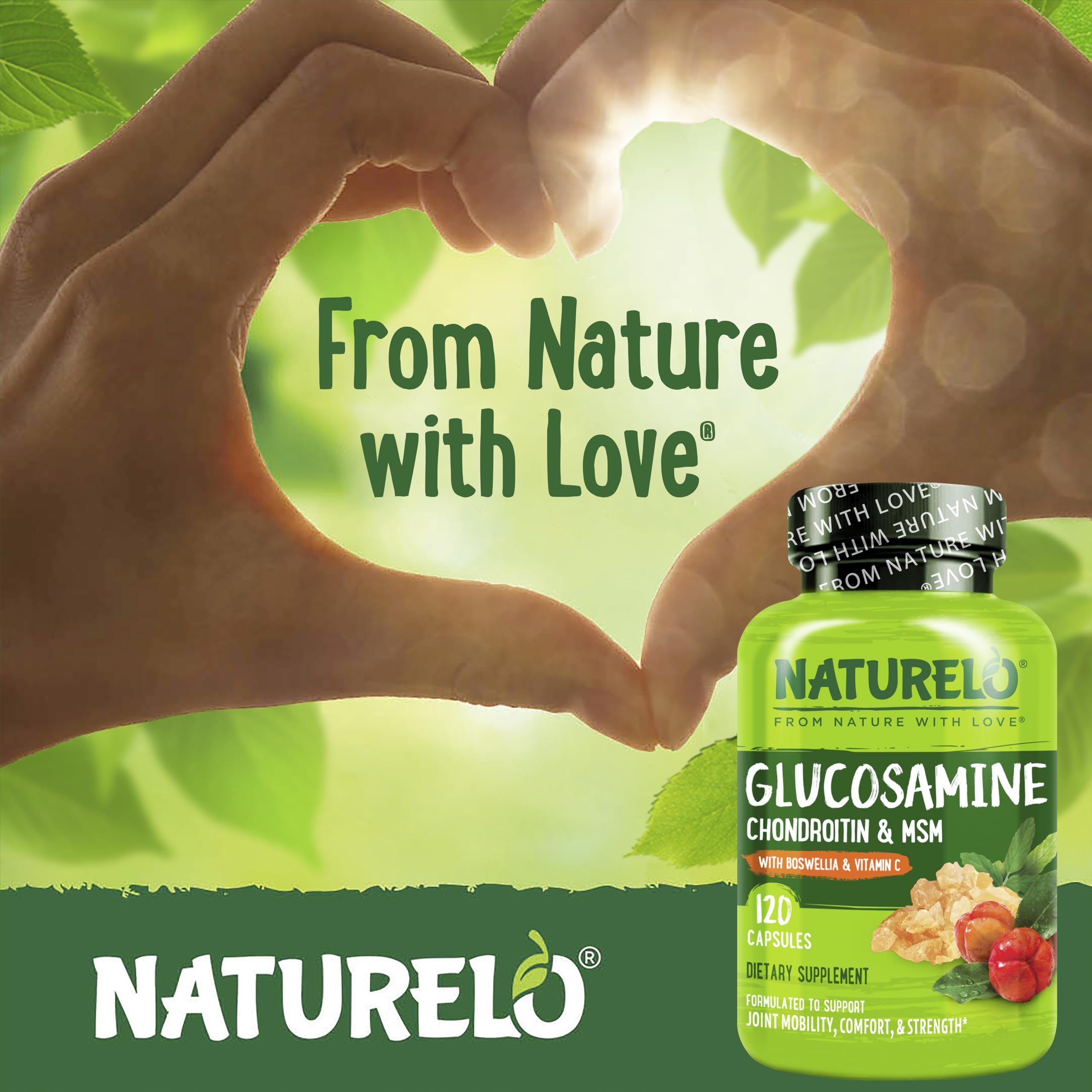 Bouteille Naturelo avec dose quotidienne pratique.