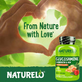 Bouteille Naturelo avec dose quotidienne pratique.