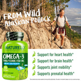 Naturelo Burpless Omega-3 gélules: absorption optimisée grâce à la forme TG.