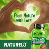 Naturelo calcium: prise quotidienne pratique près du comptoir.