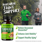 Naturelo Capsules véganes sans gluten pour une option végétale adaptée.