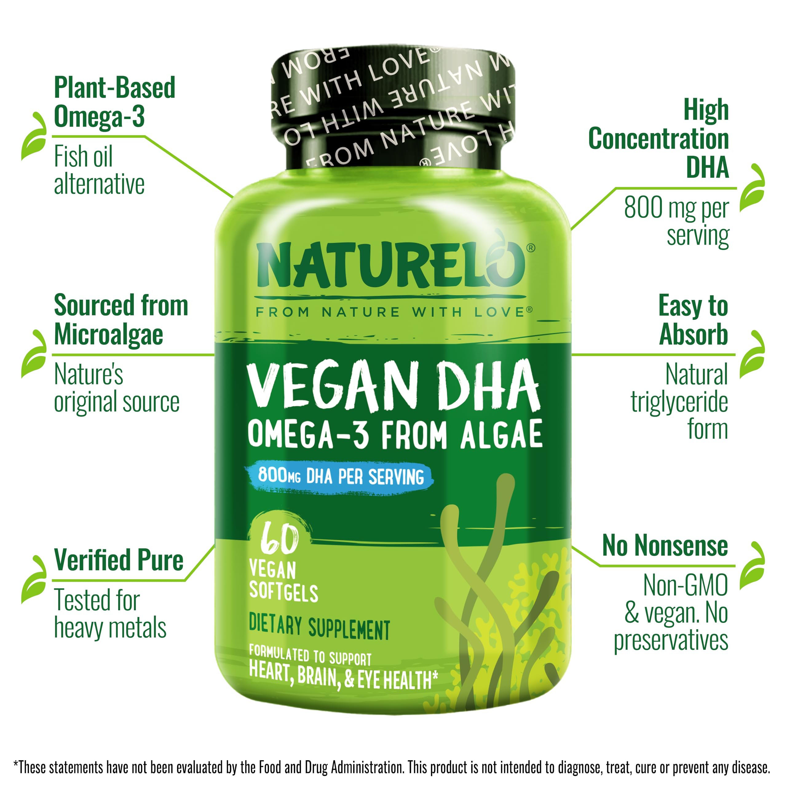 Gélules Naturelo DHA – ensemble prêt à emporter, soutien quotidien.