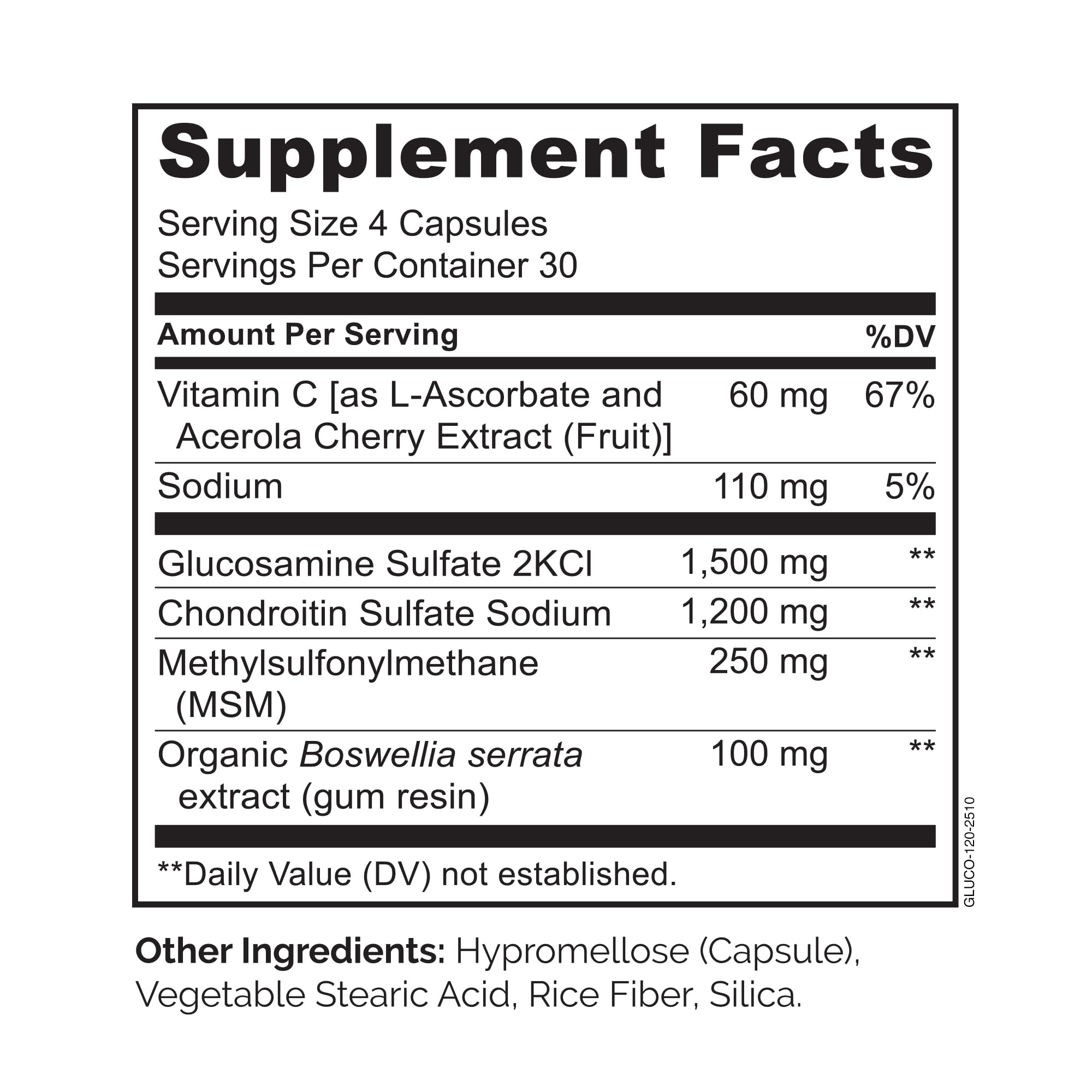 Étiquette claire montrant les informations clés du produit Naturelo.