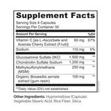 Étiquette claire montrant les informations clés du produit Naturelo.