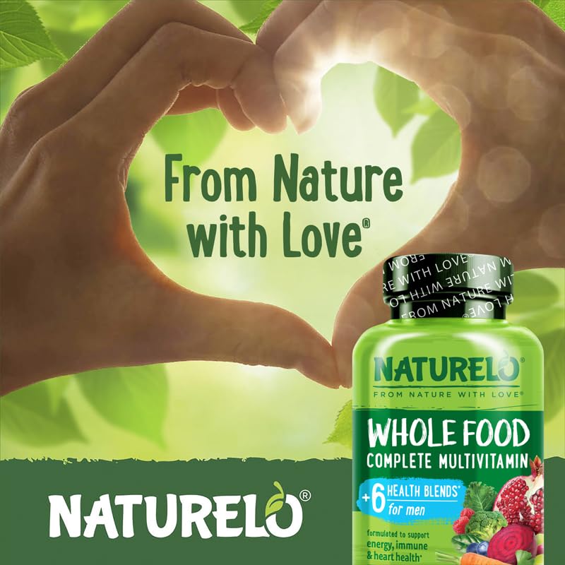 Naturelo Hommes Multivitamines: D3 du lichen pour l'entretien quotidien.