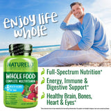 Naturelo Hommes Multivitamines: nutriments pour la vue et la protection oculaire.