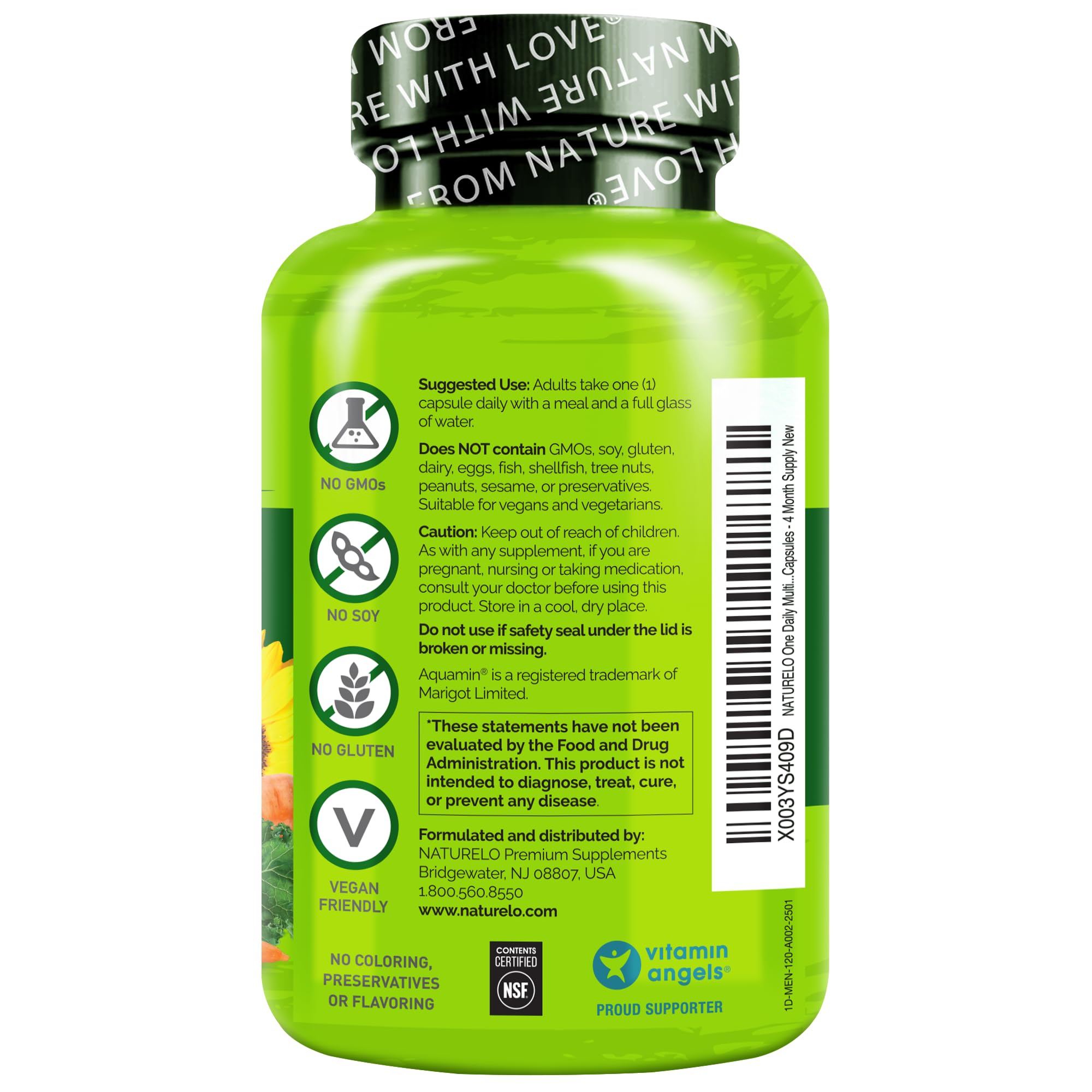 NATURELO GMP conforme, fabrication stricte et qualité constante.