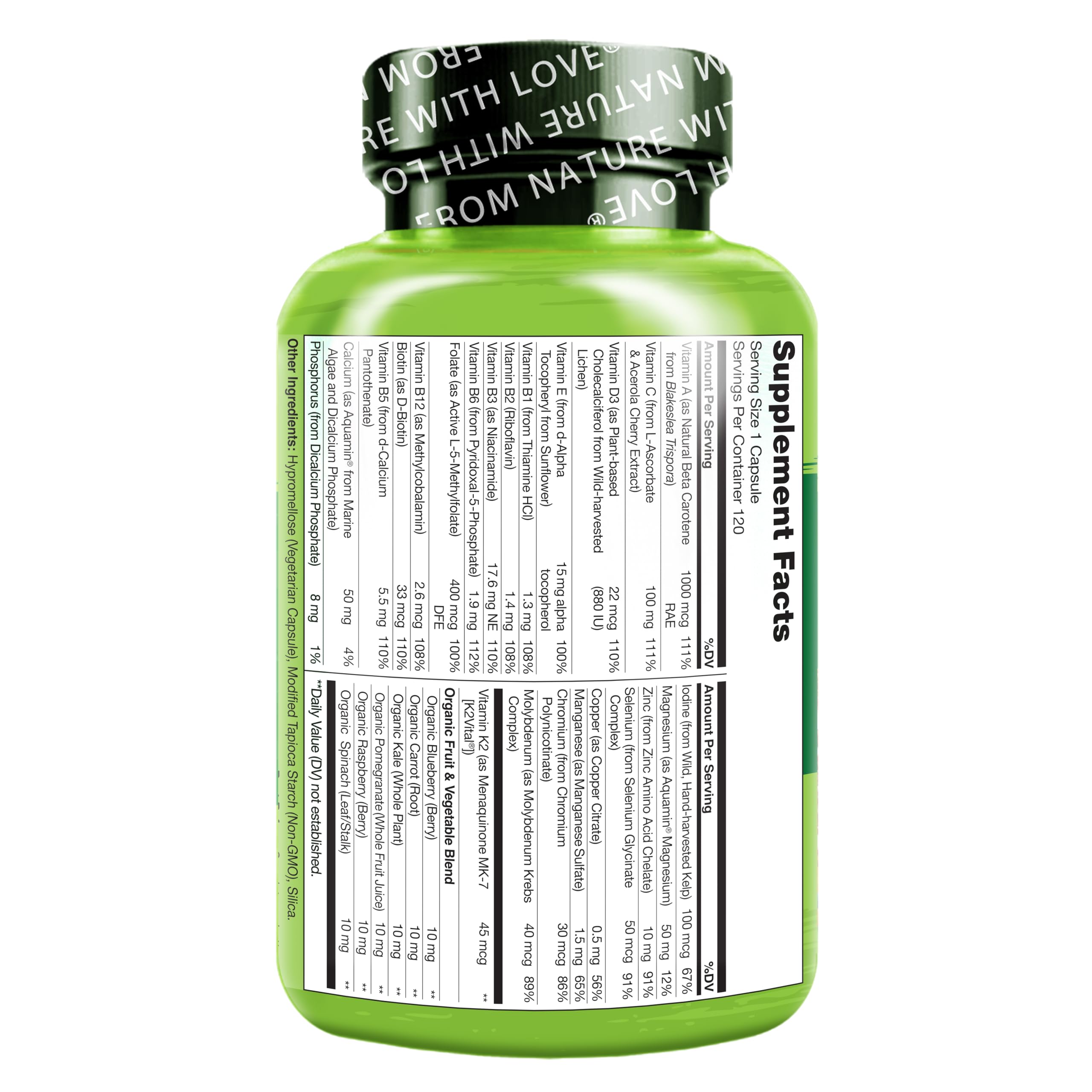 NATURELO Sans gluten et sans soja, adapté à divers régimes.