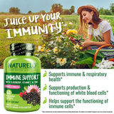 NATURELO Immunité: capsules vegan faciles à intégrer à votre routine.