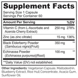 NATURELO Immunité: extrait de sureau noir riche en anthocyanines pour l'équilibre immunitaire.