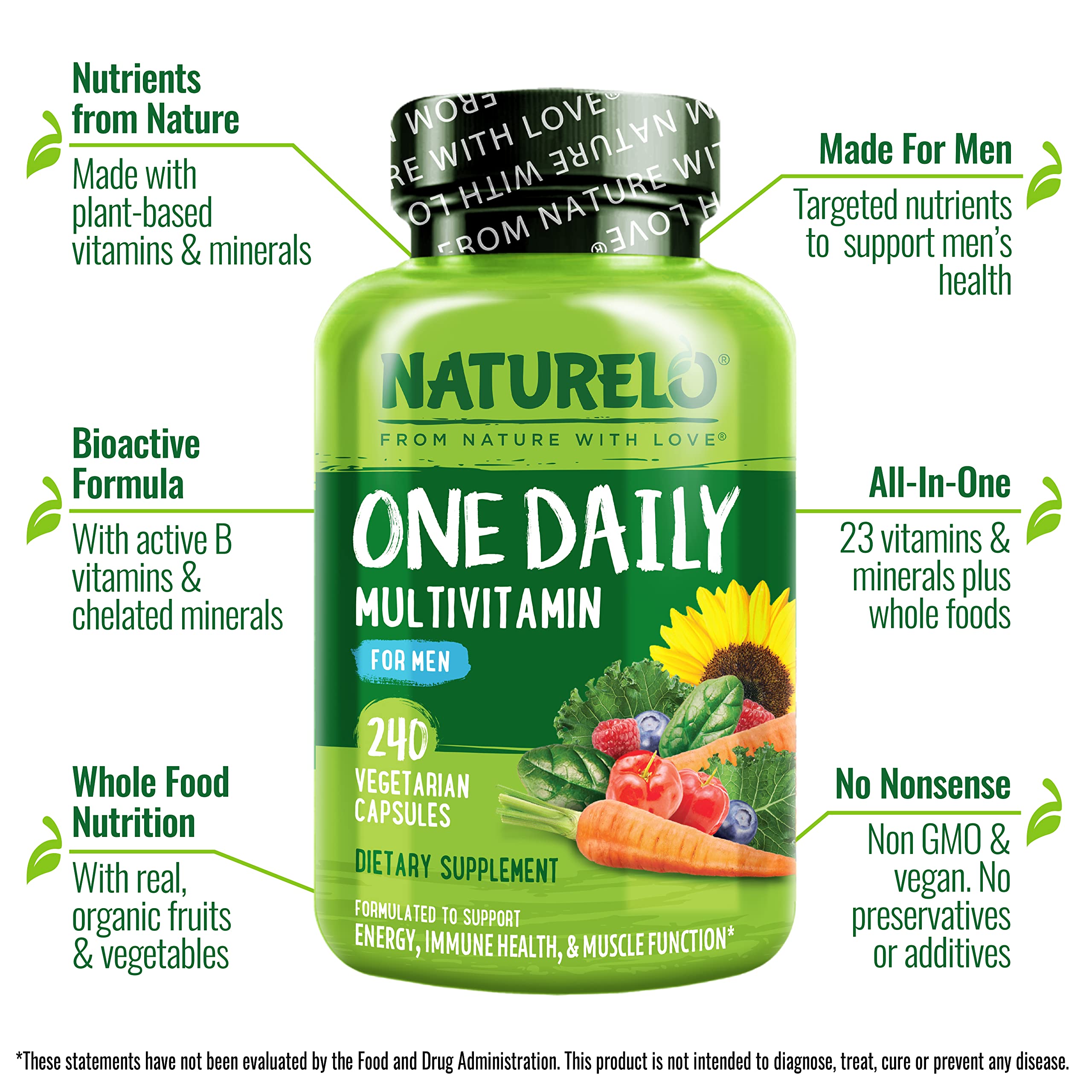 NATURELO ingrédients bio – fruits et légumes pour une nutrition naturelle et complète.