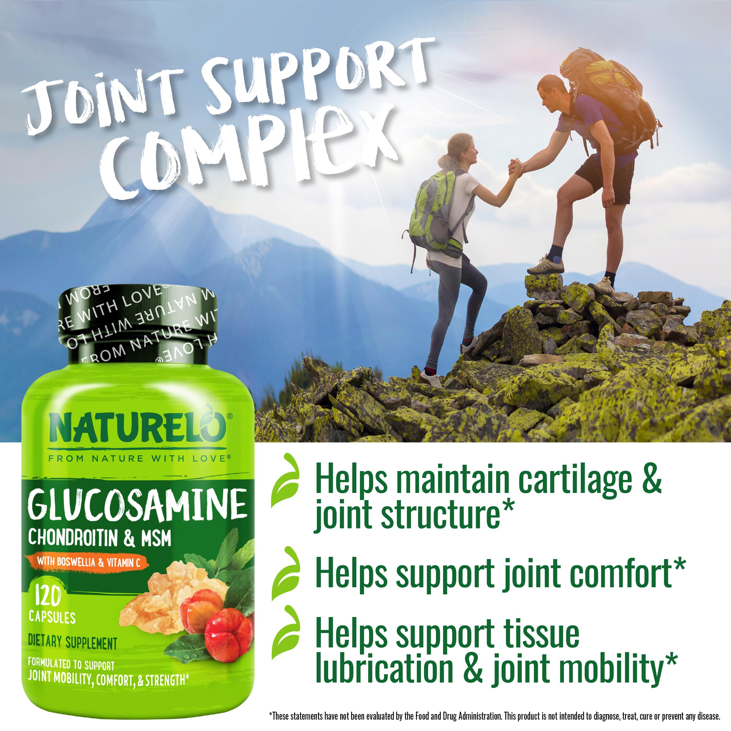 Ingrédients Boswellia et vitamine C issus d’acérola biologique.