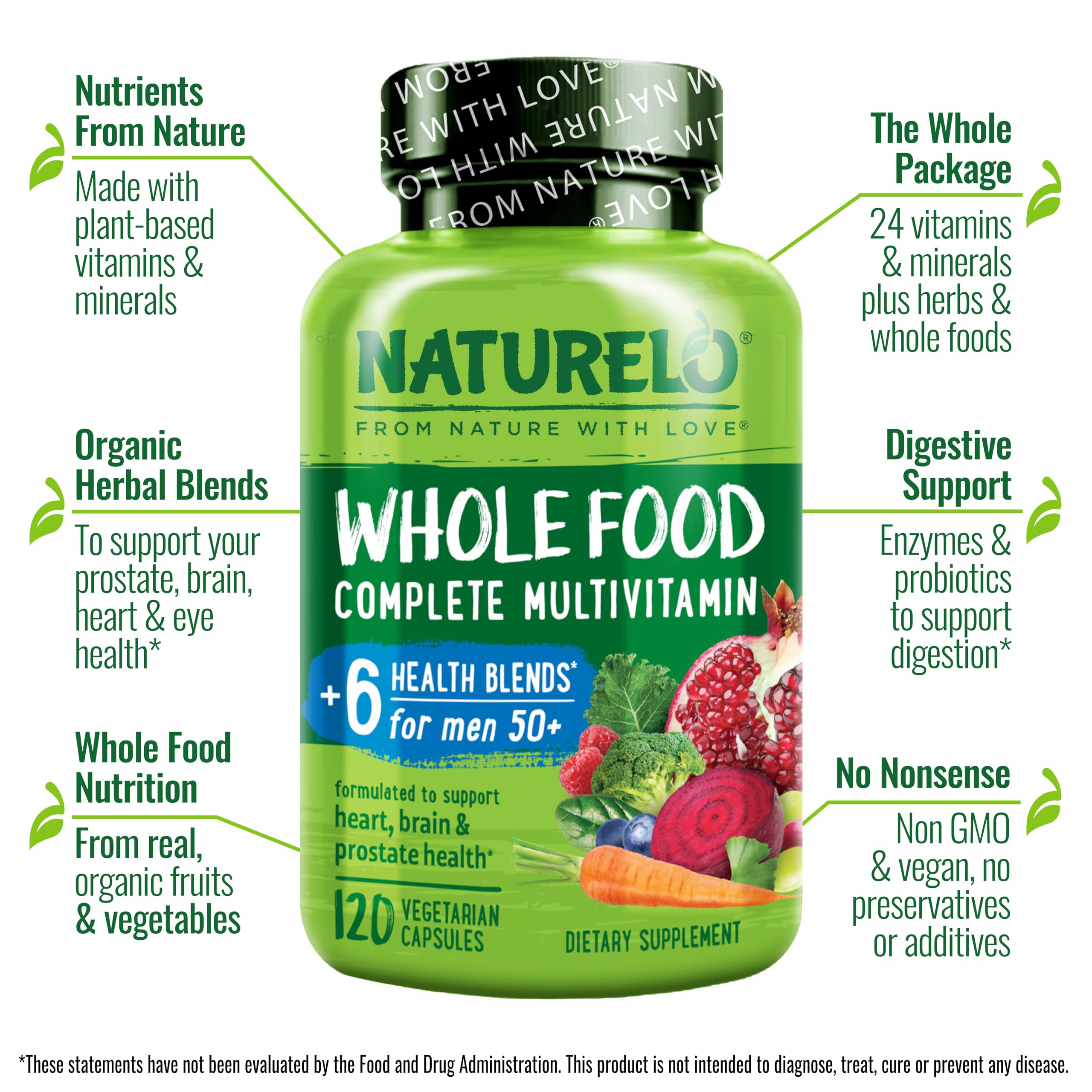 Naturelo : ingrédients premium plantes pour une nutrition quotidienne complète.