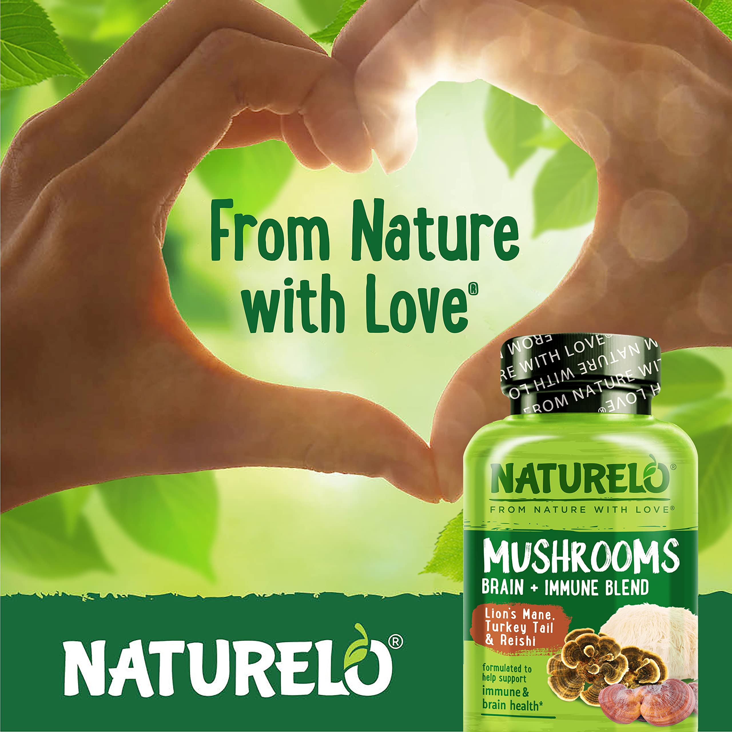 Logo végan bio Naturelo, sans ingrédients d’origine animale.