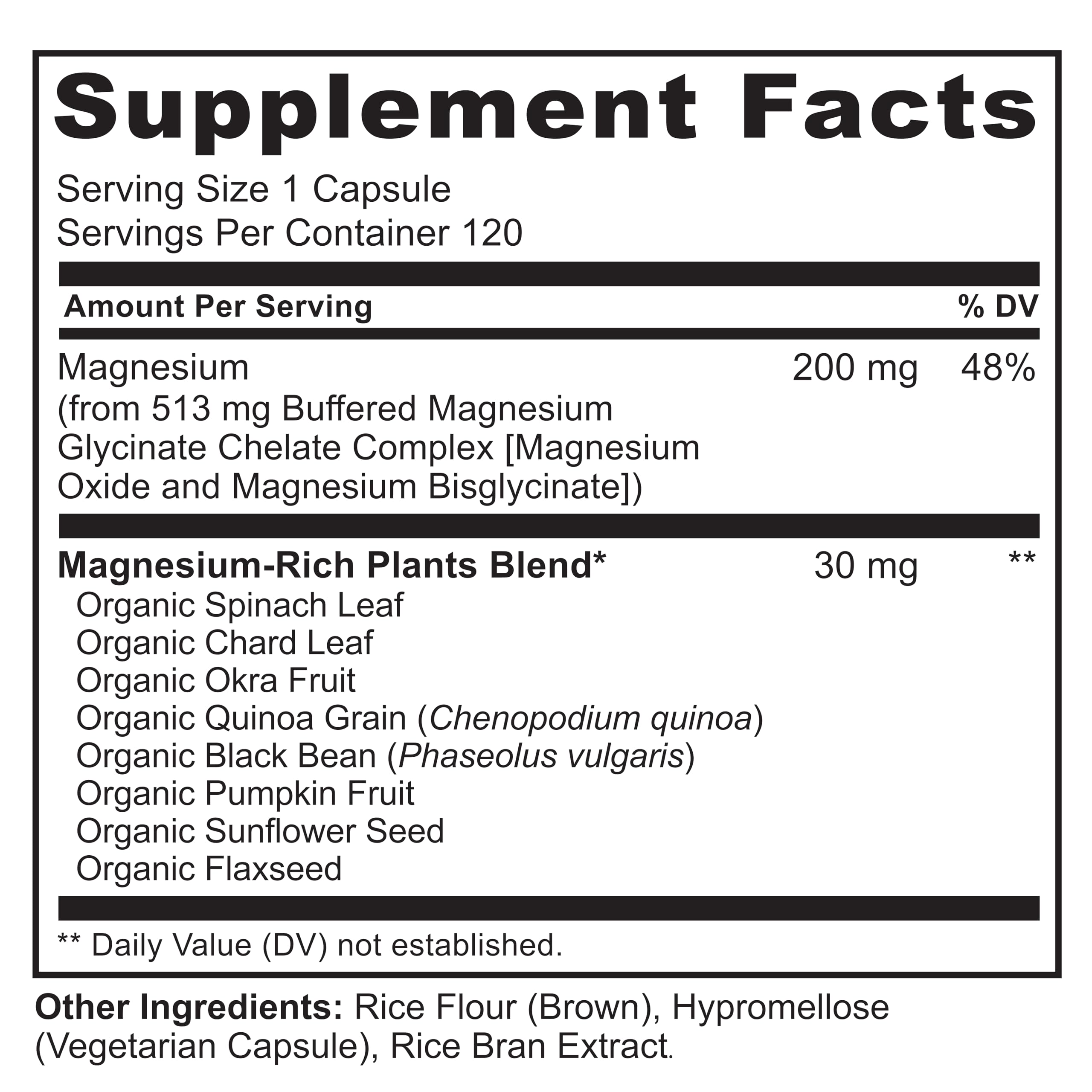 NATURELO Magnésium glyciné chélaté – étiquette sans gluten