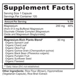 NATURELO Magnésium glyciné chélaté – étiquette sans gluten