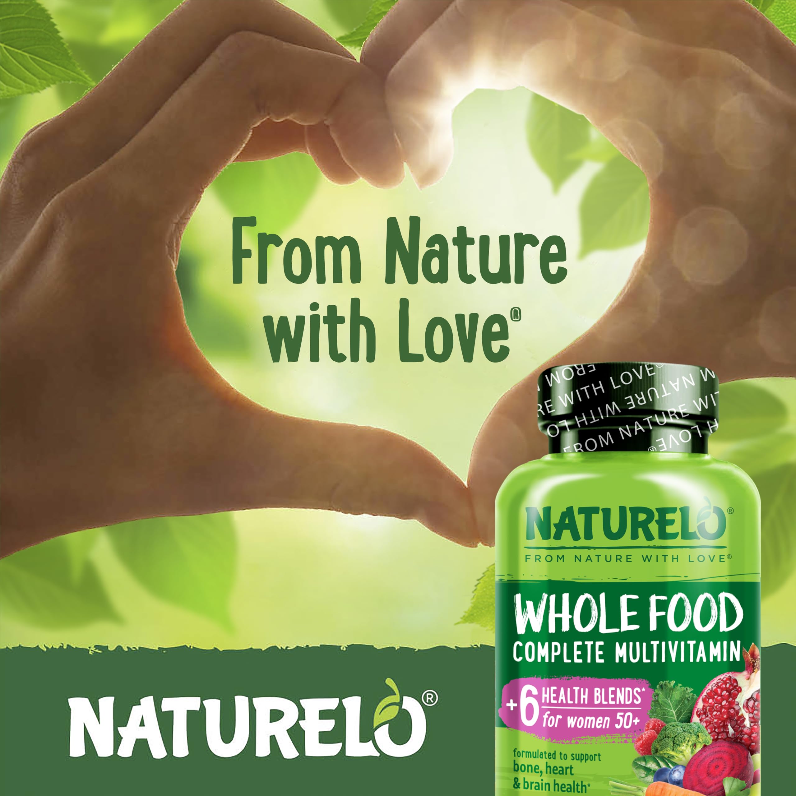 NATURELO mélange femmes 50-plus: boswellia et lutéine pour yeux et articulations.