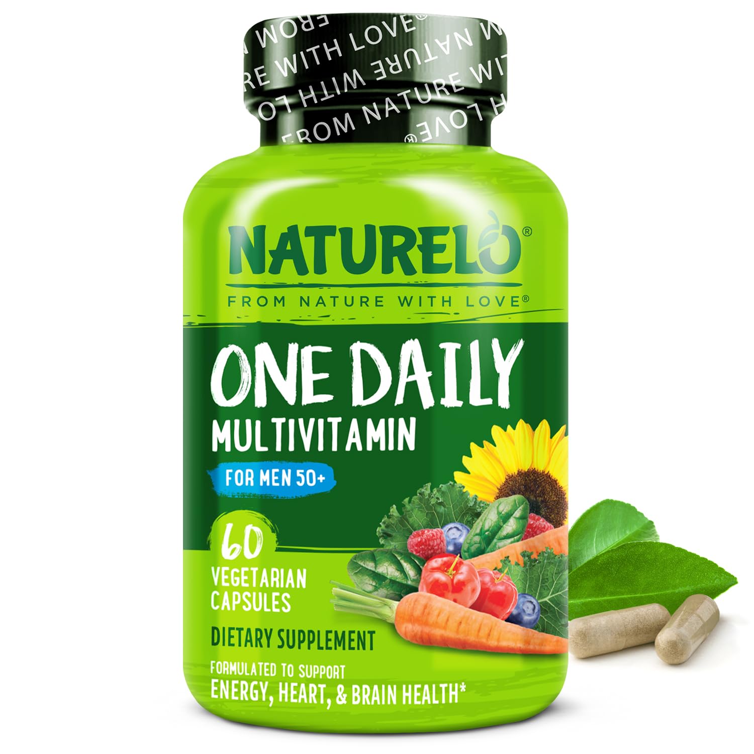 NATURELO pour hommes 50+ — emballage pratique prêt à emporter