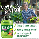 NATURELO One Daily – Étiquette: profil nutritionnel clair pour l’achat.