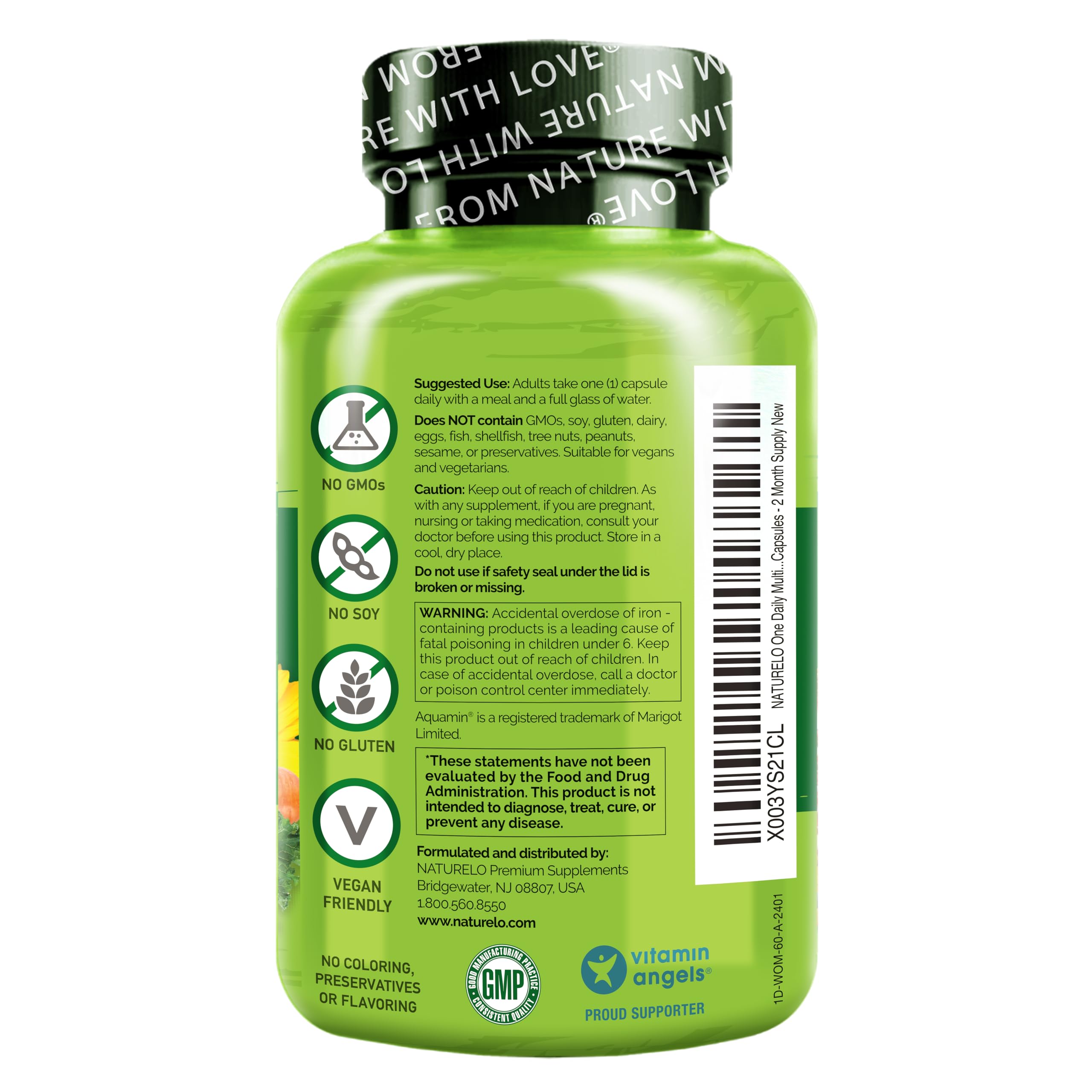Naturelo One Daily Women Multivitamin – étui et emballage, routine santé pratique