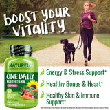 Naturelo One Daily Women Multivitamin – packaging et présentation pratique