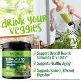 Verdure verte et fibres NATURELO pour nutrition quotidienne