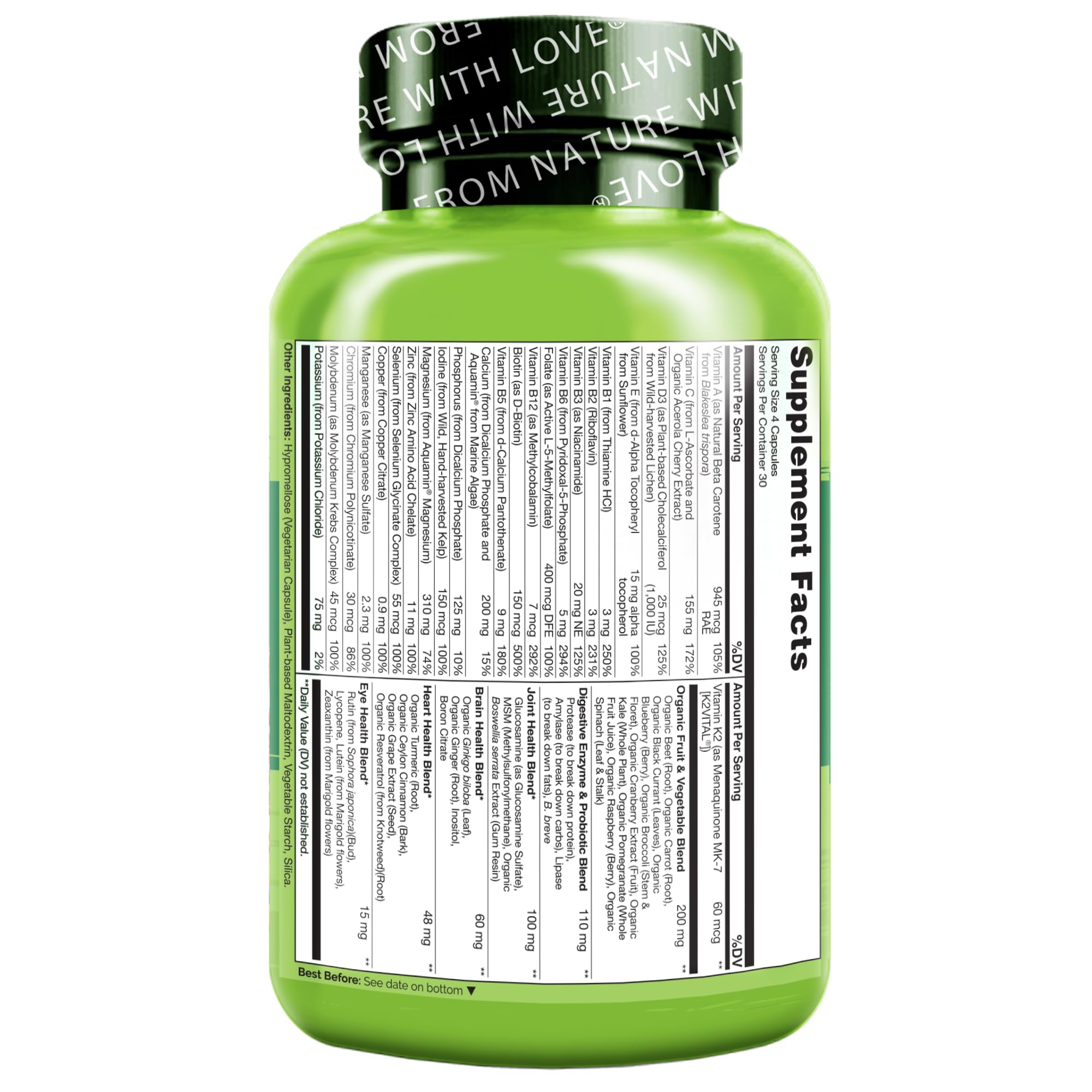 NATURELO sans-OGM: formulation naturelle et sûre.