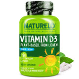 Naturelo Vitamine D3 2500IU – bouteille pour un soutien immunitaire potentiel et énergie durable.
