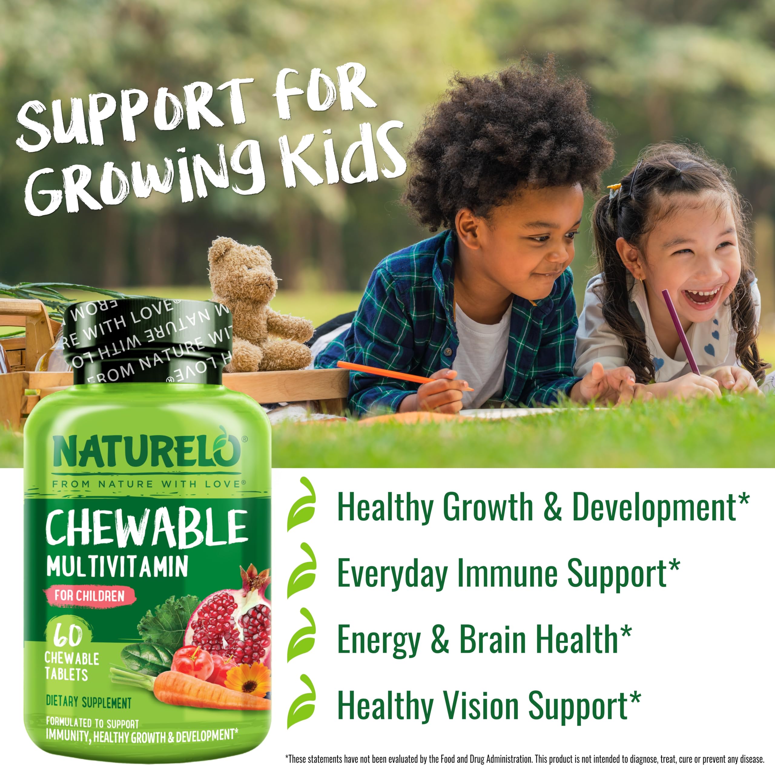 Iode issue d algues pour enfants Naturelo, soutien développement