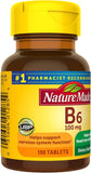 Nature Made Vitamine B-6 100 mg, énergie cellulaire potentielle
