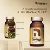 Capsules NatureMedic fucoidan AHCC faciles à avaler et à intégrer.